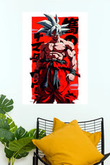 Goku Ultra Instinct Warrior Power  (Anime Posters)