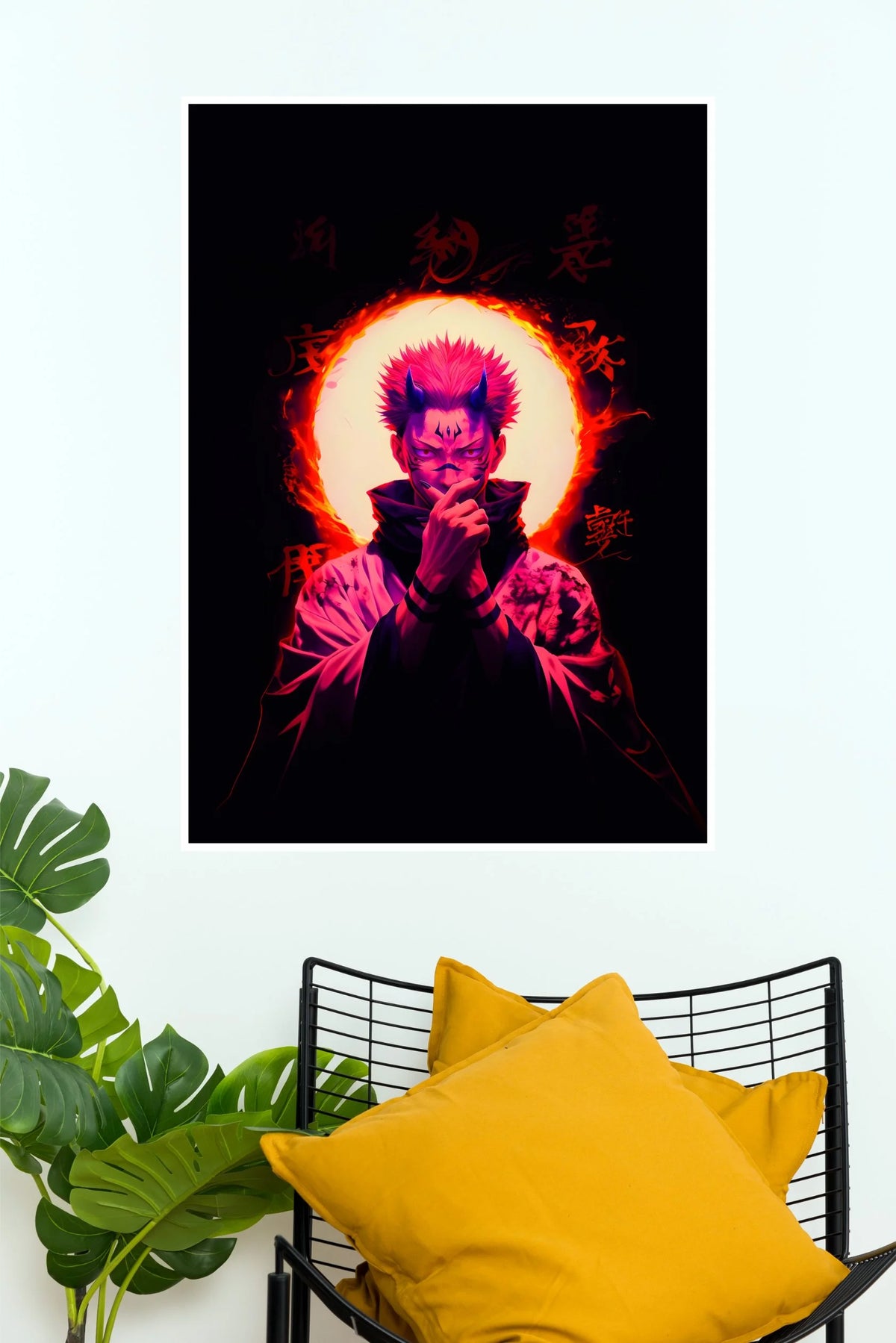 Ryomen Sukuna Cursed Flame King   (Anime Posters)