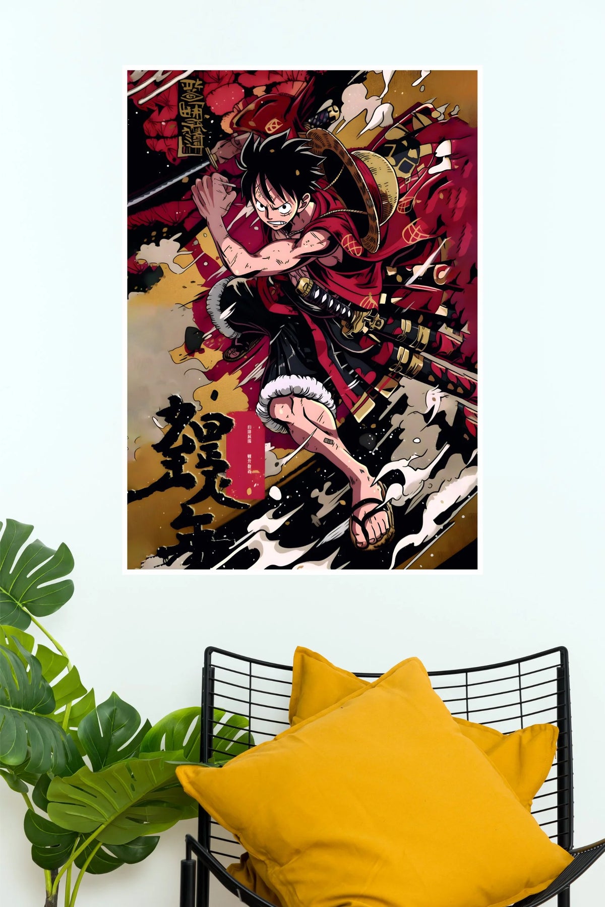 Monkey D. Luffy Wano Samurai Warrior  (Anime Posters)