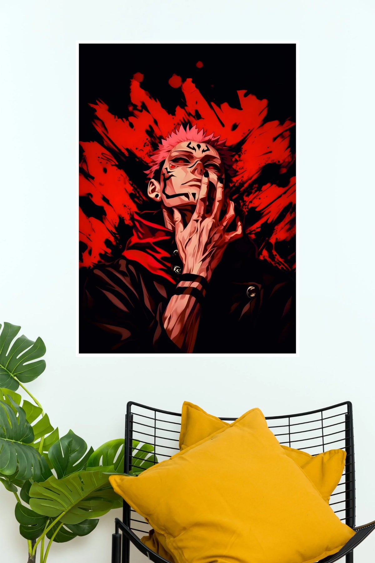 Ryomen Sukuna Crimson King (Anime Posters)