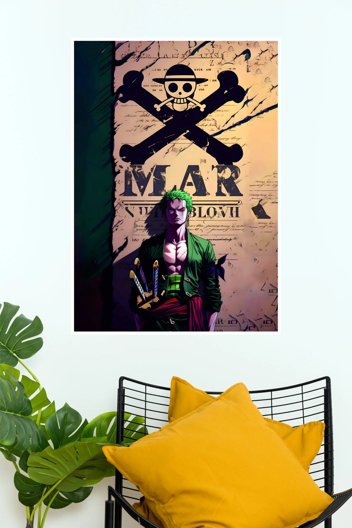Roronoa Zoro Pirate Hunter Wanted (Anime Posters)