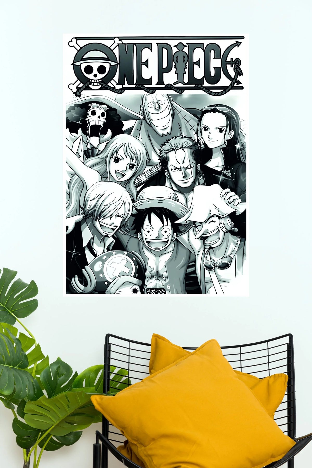One Piece Straw Hat Pirates Crew Anime Wall Poster  (Anime Posters)