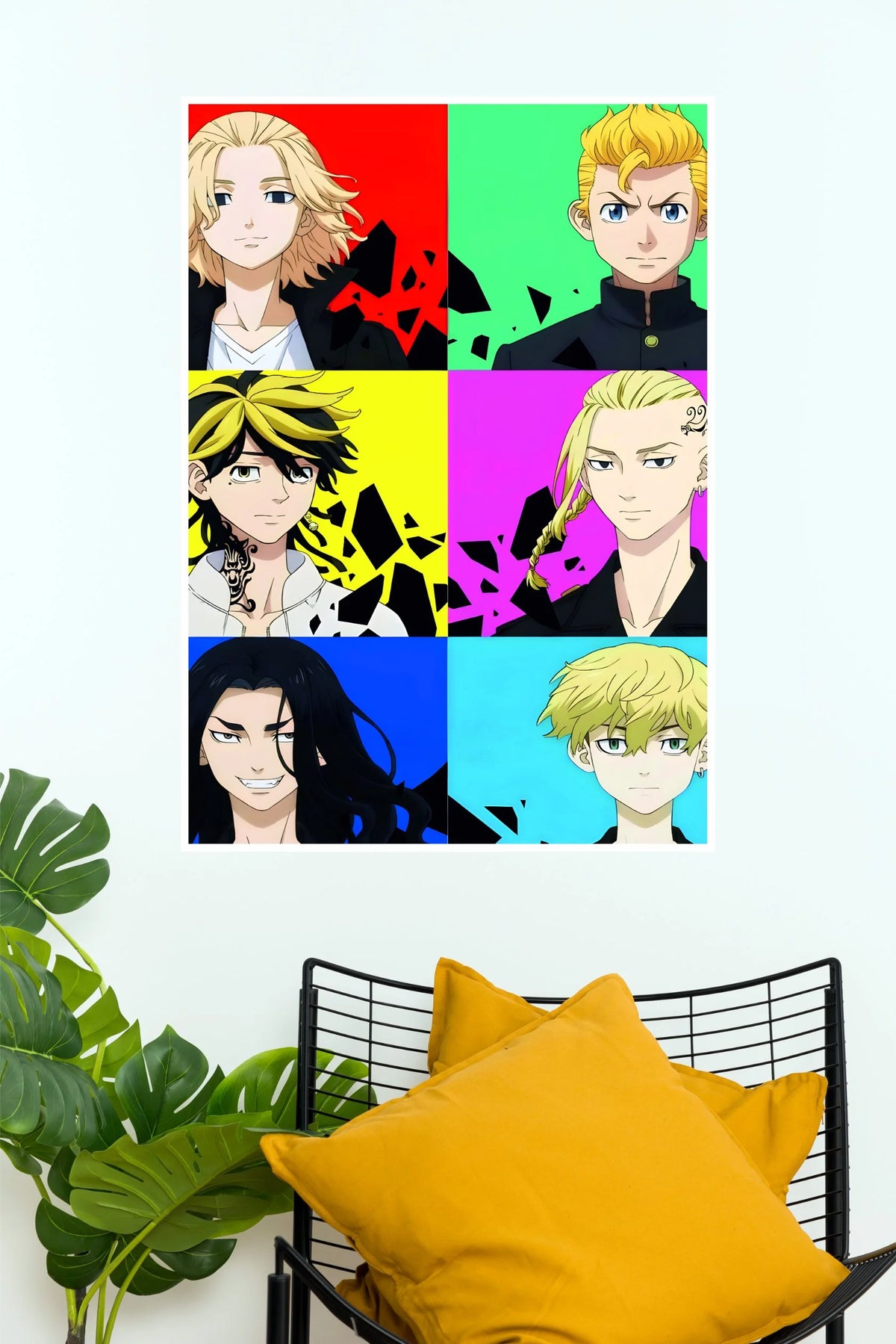 Tokyo Revengers Legendary Gang Leaders Anime Wall Poster  (Anime Posters)