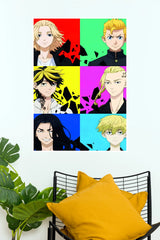 Tokyo Revengers Legendary Gang Leaders Anime Wall Poster  (Anime Posters)