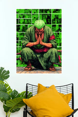 Roronoa Zoro Warrior's Meditation Anime Wall Poster  (Anime Posters)
