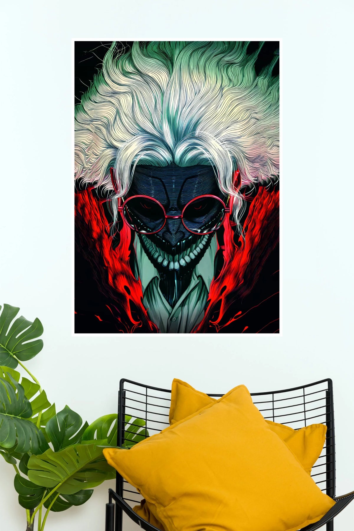Sinister Smile Dark Fantasy Wall Poster  (Anime Posters)