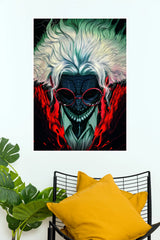 Sinister Smile Dark Fantasy Wall Poster  (Anime Posters)
