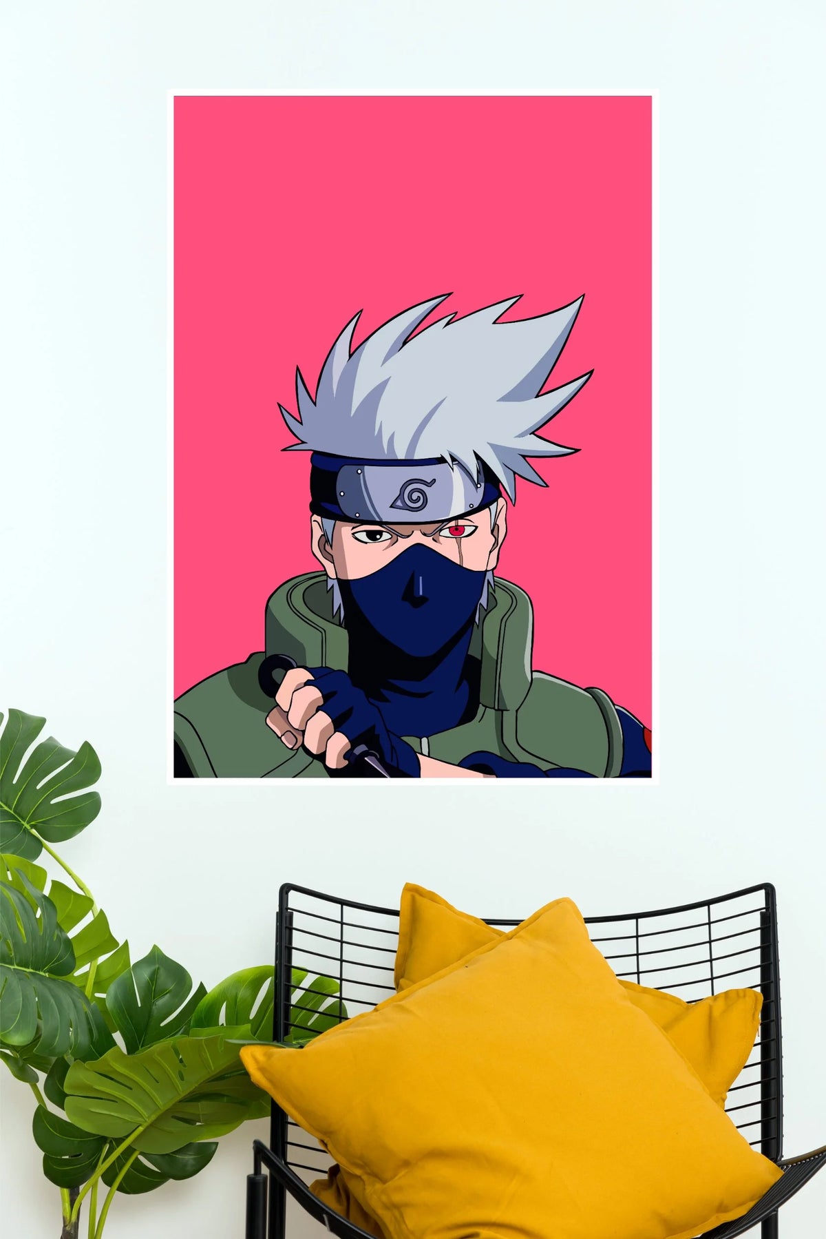 Kakashi Hatake Sharingan Ninja | Naruto Anime Wall Poster  (Anime Posters)