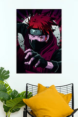 Kakashi Hatake Crimson Sharingan Ninja | Naruto Anime Wall Poster (Anime Posters)