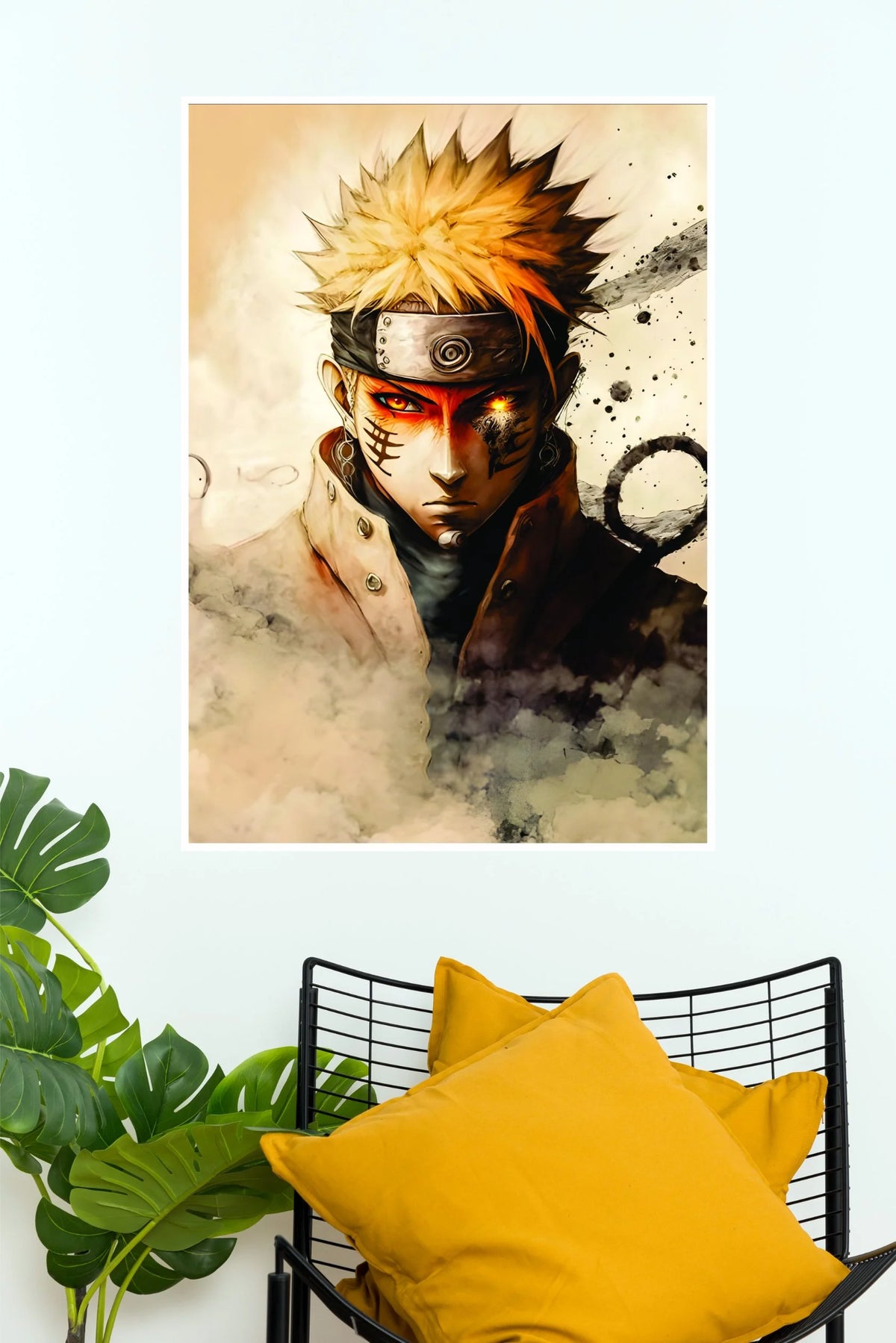 Naruto Uzumaki Sage of Six Paths Power | Naruto Anime Wall Poster  (Anime Posters)