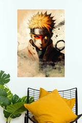 Naruto Uzumaki Sage of Six Paths Power | Naruto Anime Wall Poster  (Anime Posters)
