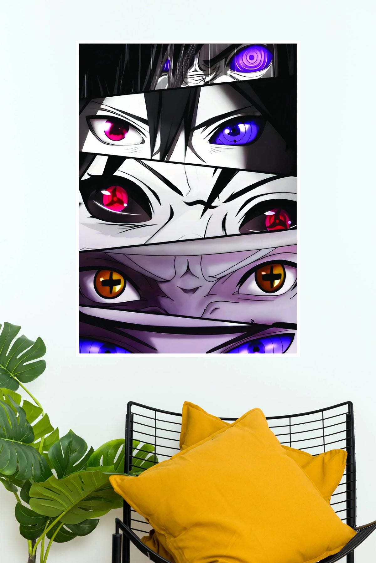 Naruto Legendary Dojutsu Eyes Collage | Anime Wall Poster   (Anime Posters)
