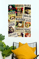 One Piece Wanted Bounty Collage Poster | Anime Wall Art – The Poster Valley