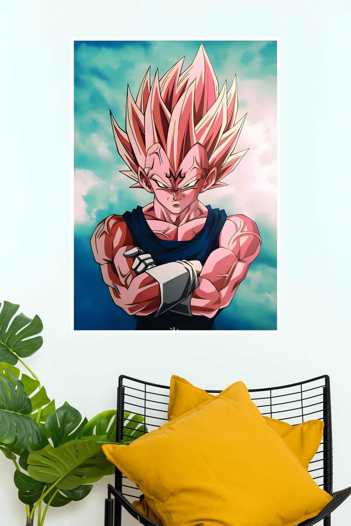 Majin Vegeta Super Saiyan Poster | Dragon Ball Z Wall Art – The Poster ...