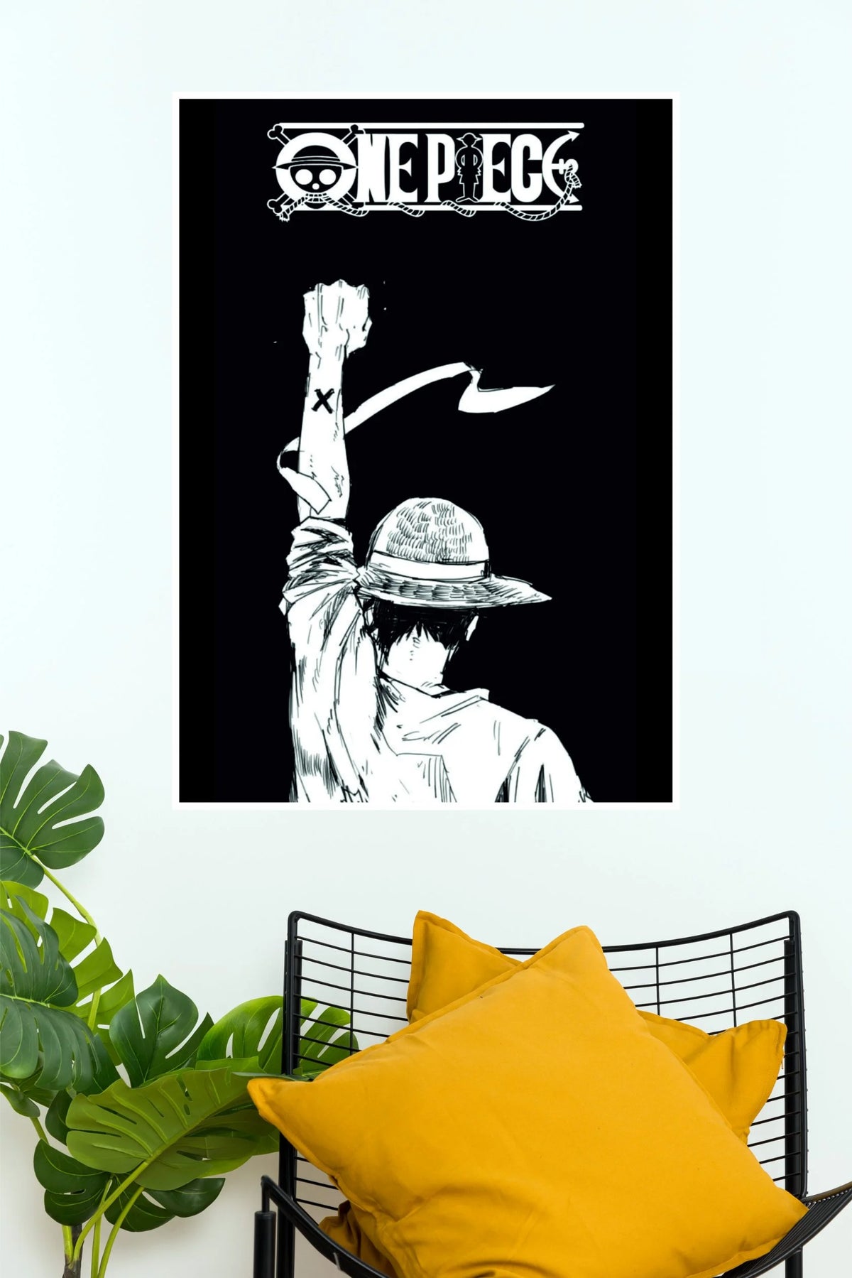 Monkey D. Luffy Raised Fist | One Piece Anime Wall Poster  (Anime Posters)