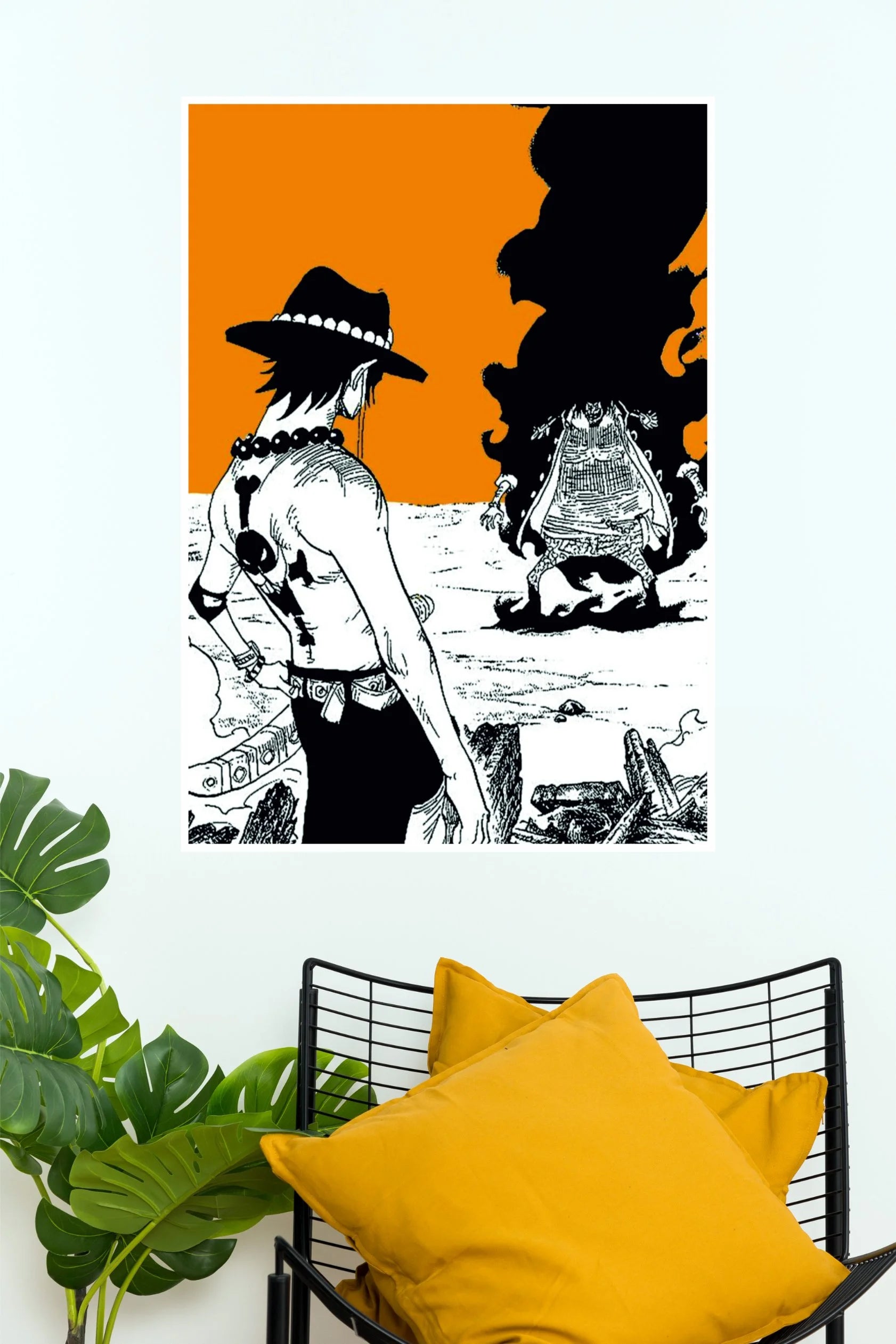 Portgas D. Ace vs Blackbeard Poster | One Piece Wall Art – The Poster ...