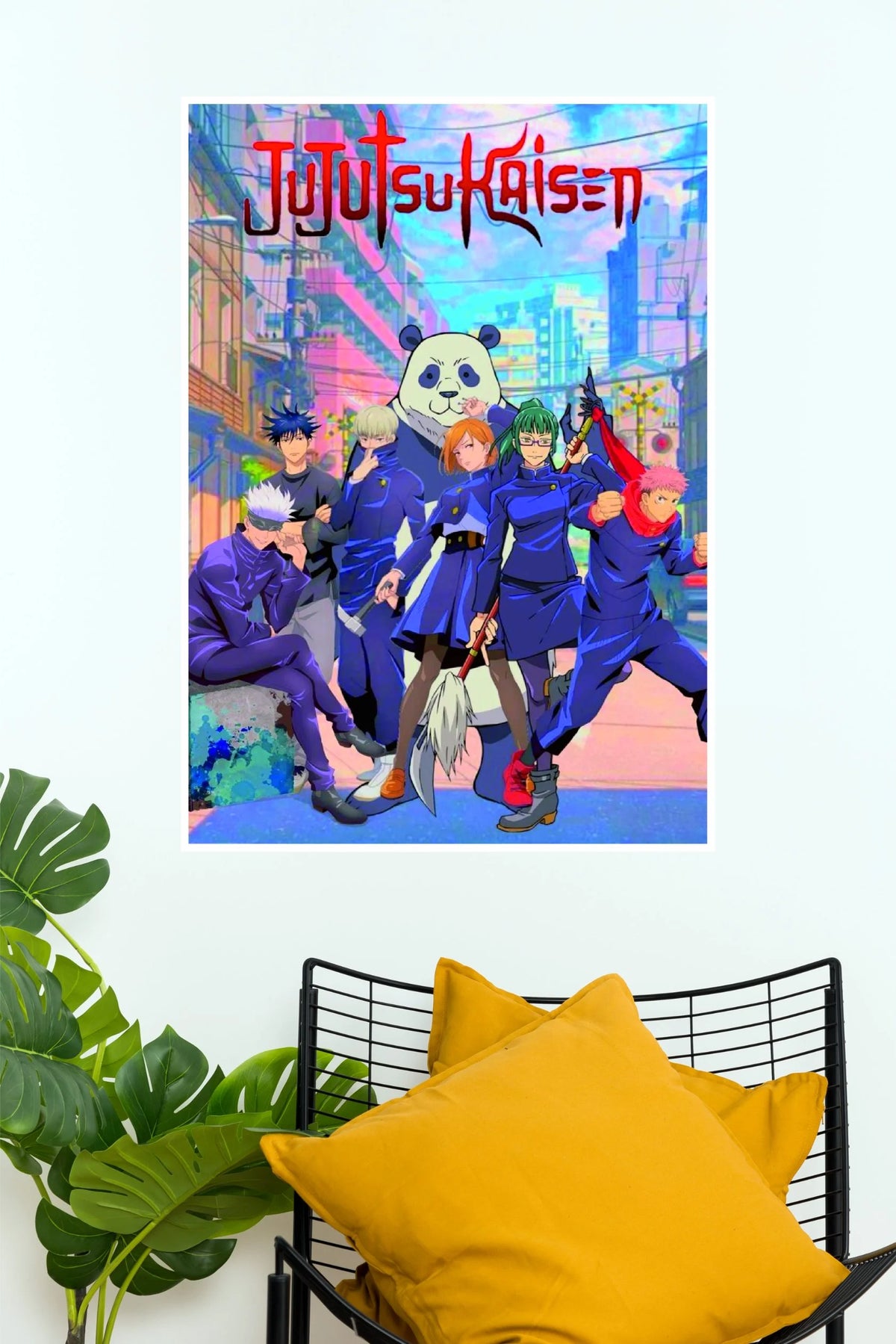 Jujutsu Kaisen Cursed City Squad Wall Poster (Anime Posters)