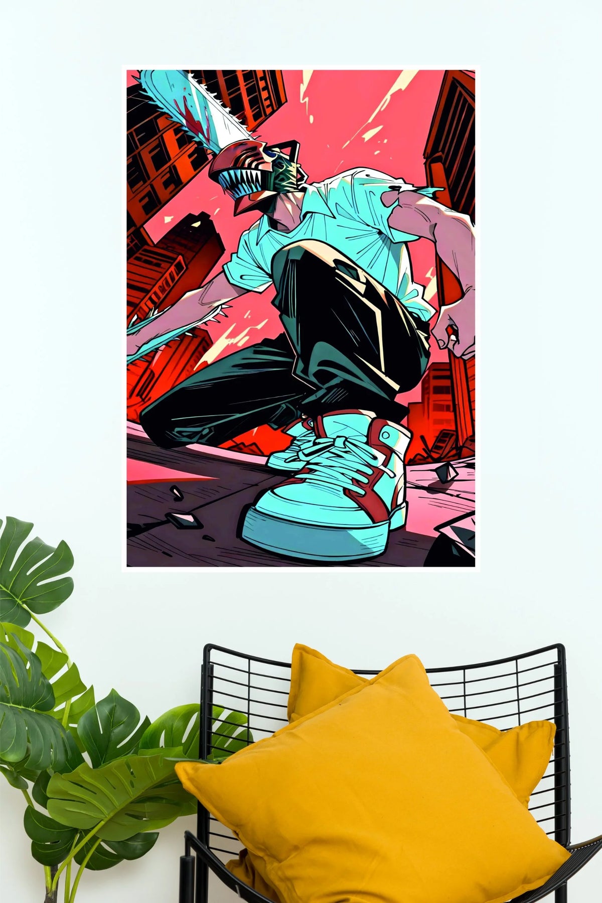 Chainsaw Man Cut Through Chaos Wall Poster  (Anime Posters)