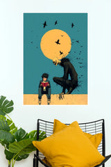 Death Note Moonlight and Dark Wings Wall Poster  (Anime Posters)