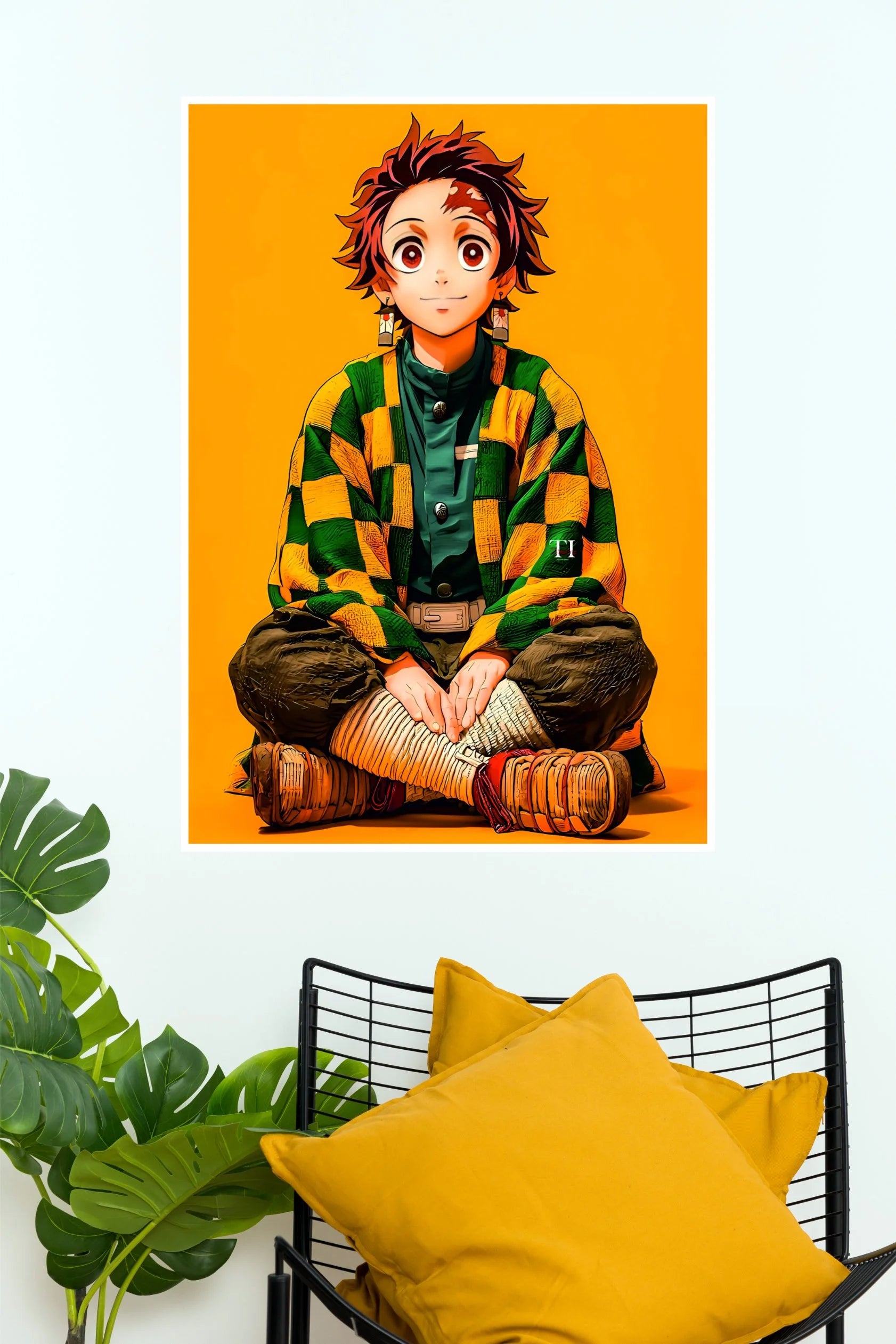 Tanjiro Kamado Golden Sunshine Poster | Demon Slayer Wall Art – The ...