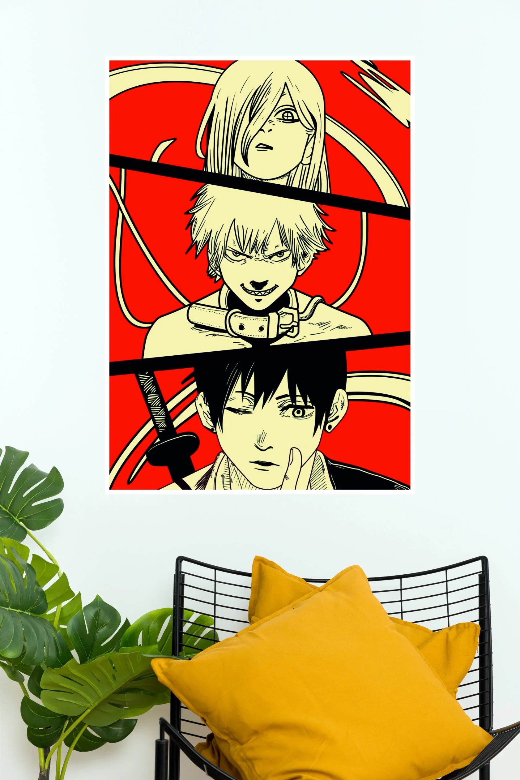 Trio Unit Chainsaw Man Devil Within Trio Poster | Anime Wall Art – The Poster Valley