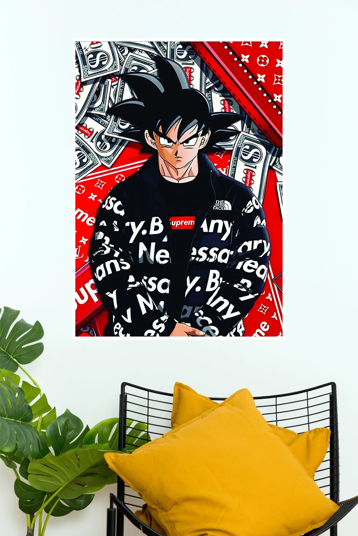 Goku Supreme Streetwear Poster | Dragon Ball Wall Art – The Poster Valley