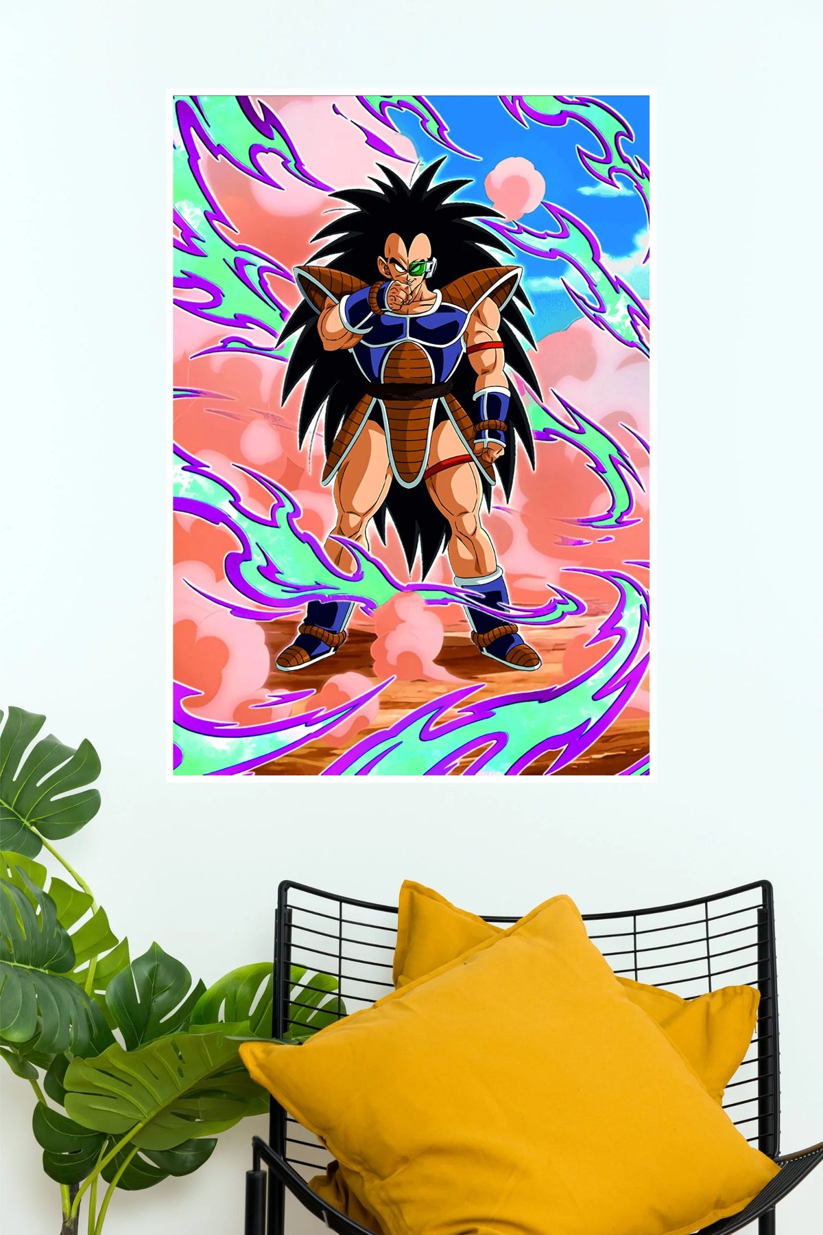 Raditz Saiyan Warrior Dragon Ball Wall Poster  (Anime Posters)