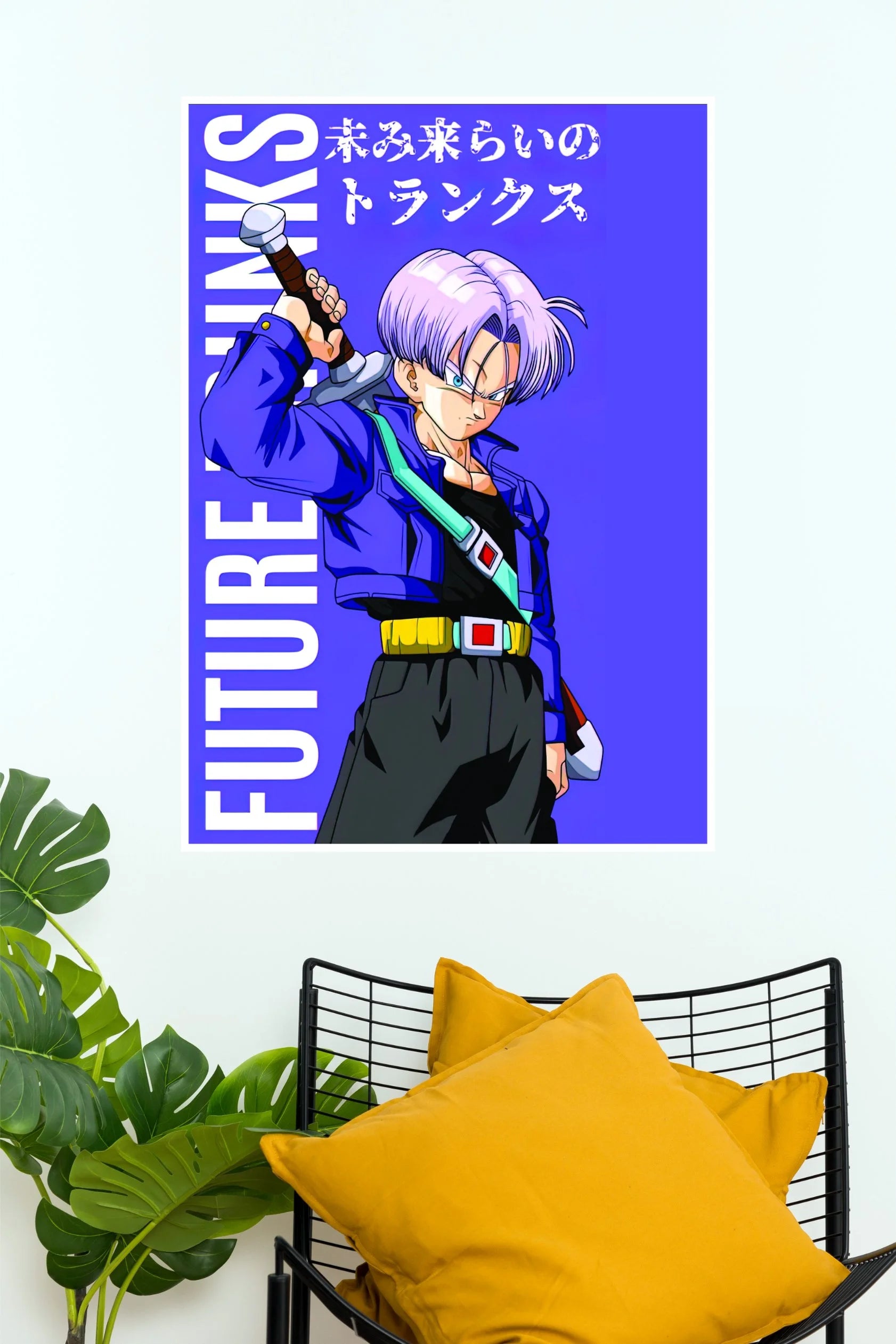 Future Trunks Sword Warrior Poster | Dragon Ball Wall Art – The Poster ...