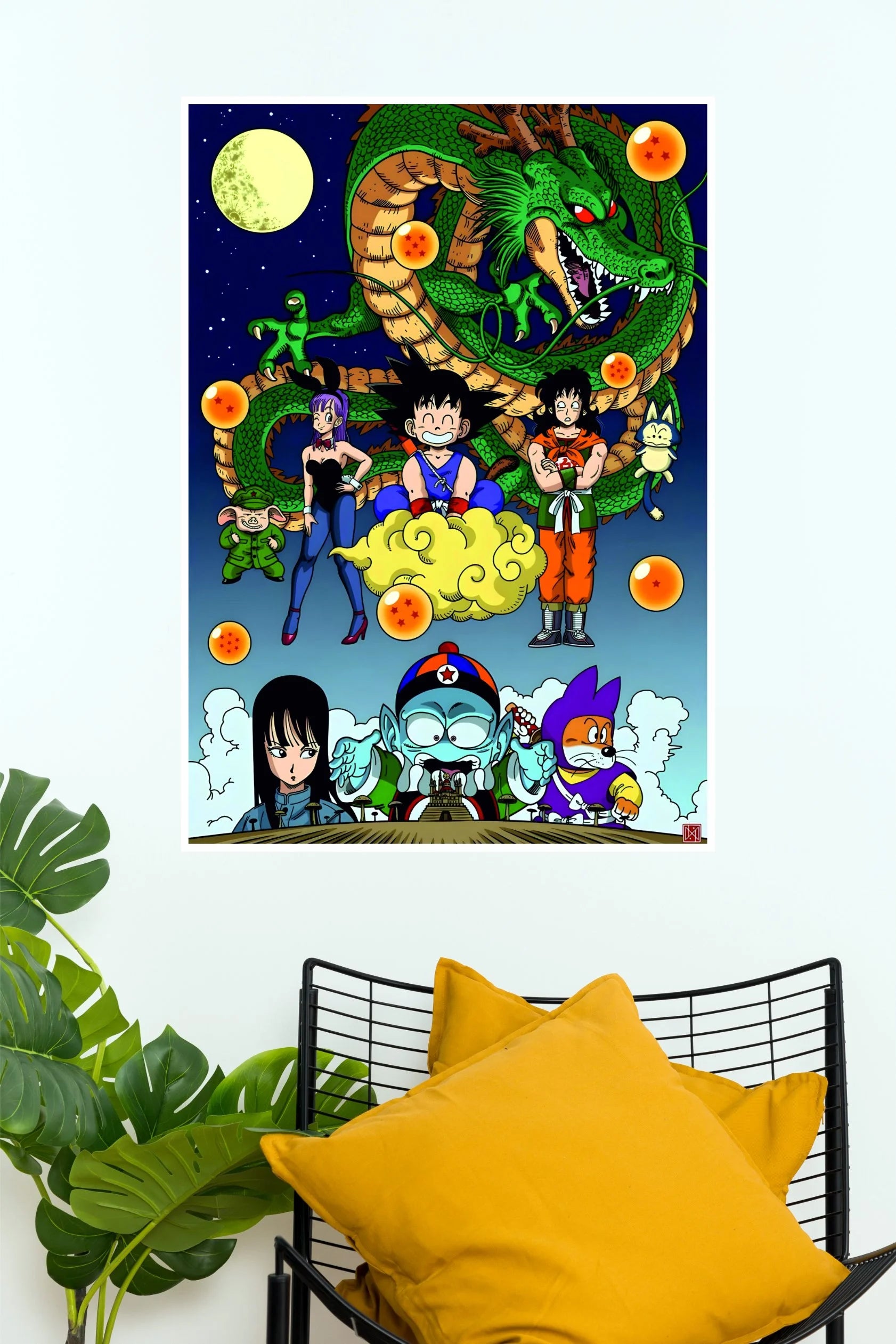 Shenron Dragon Ball Classic Adventure Poster | Anime Wall Art – The ...