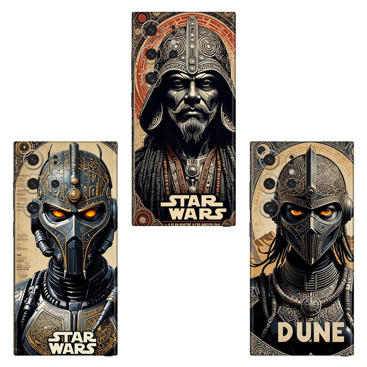 Combo 47 Mobile Skin Pack Of 3 Combo