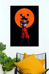 Goku Dragon Ball Shadow Warrior Wall Poster  (Anime Posters)