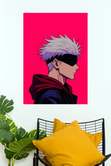 Gojo Satoru Eyes of Infinity Jujutsu Kaisen Wall Poster  (Anime Posters)
