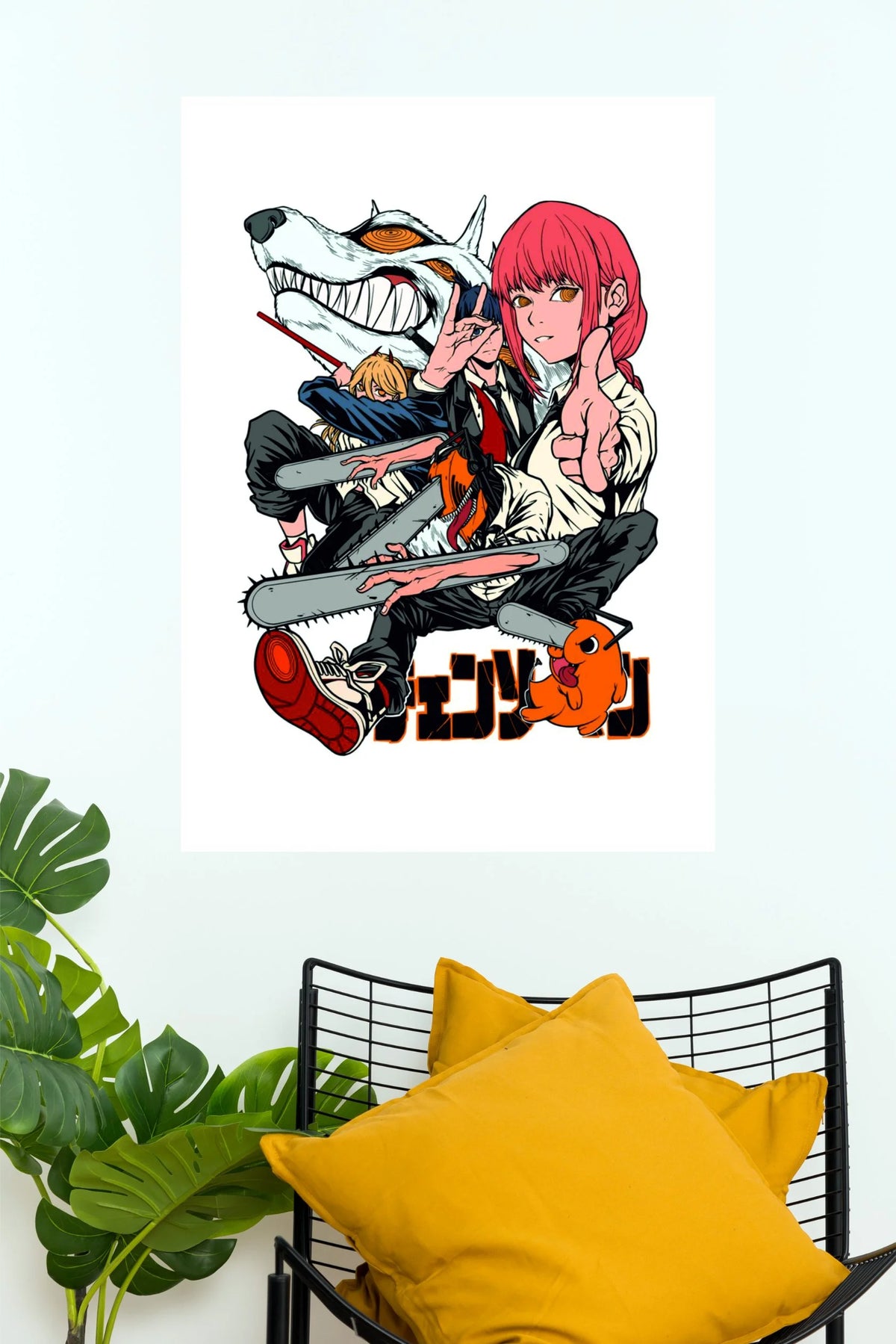 Chainsaw Man Devil Hunters Anime Squad Wall Poster  (Anime Posters)