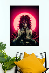 Kokushibo Eyes of the Demon Demon Slayer Wall Poster (Anime Posters)