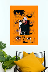 Obito Uchiha Eyes of the Shinobi Naruto Wall Poster  (Anime Posters)