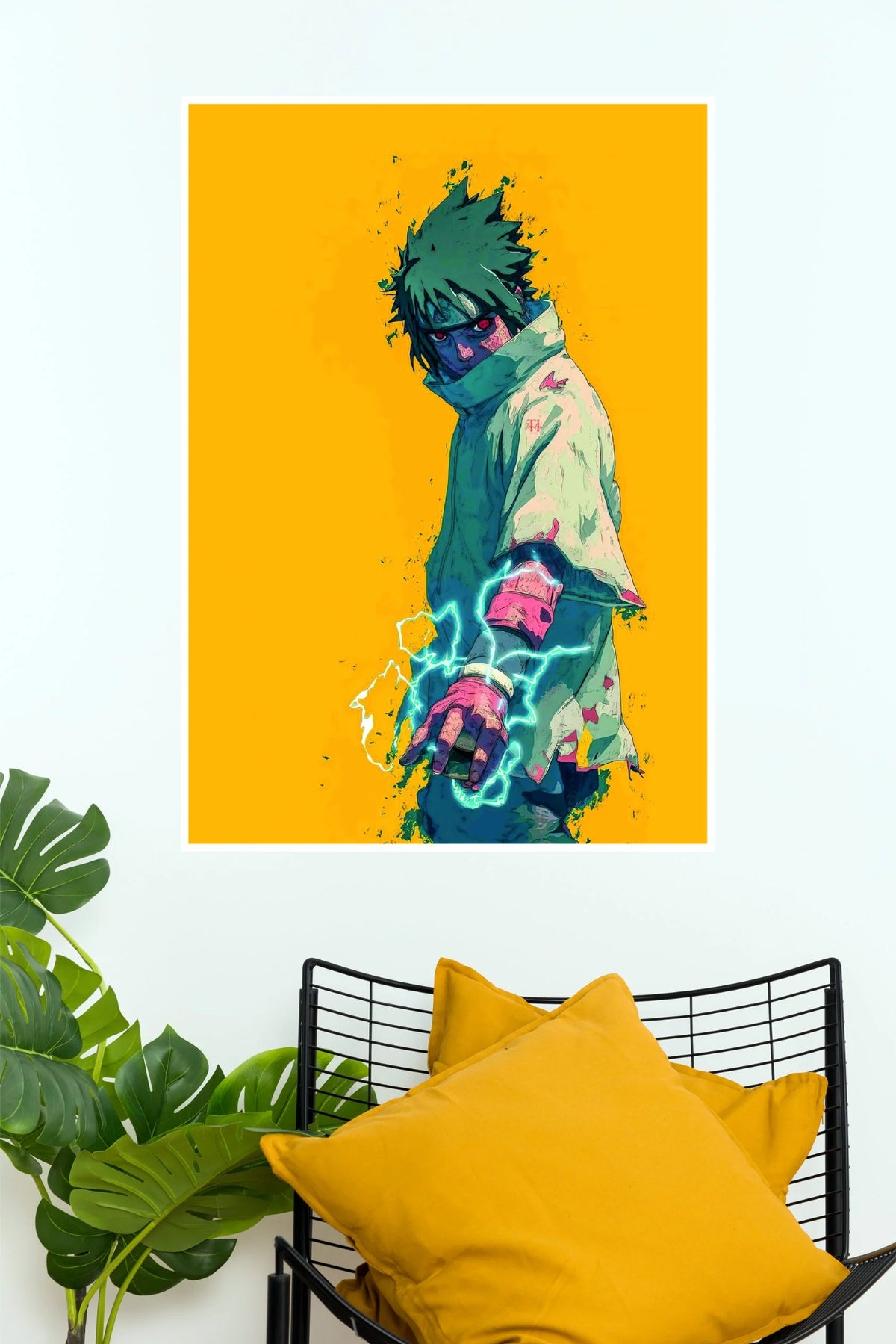 Sasuke Uchiha Eyes of Vengeance Naruto Wall Poster  (Anime Posters)