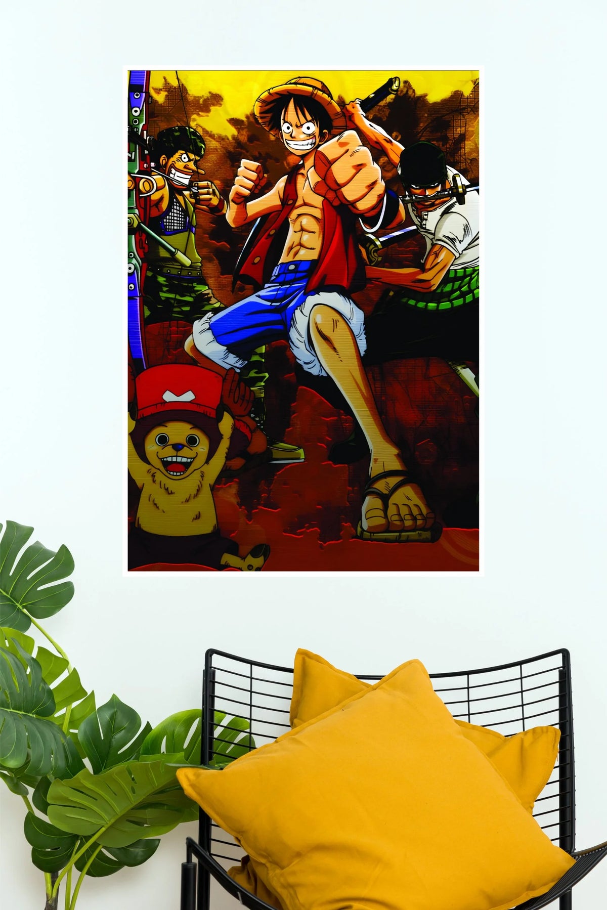 Monkey D Luffy Straw Hat Pirates Poster | One Piece Anime – The Poster ...
