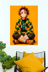 Tanjiro Kamado Peaceful Spirit Demon Slayer Wall Poster  (Anime Posters)