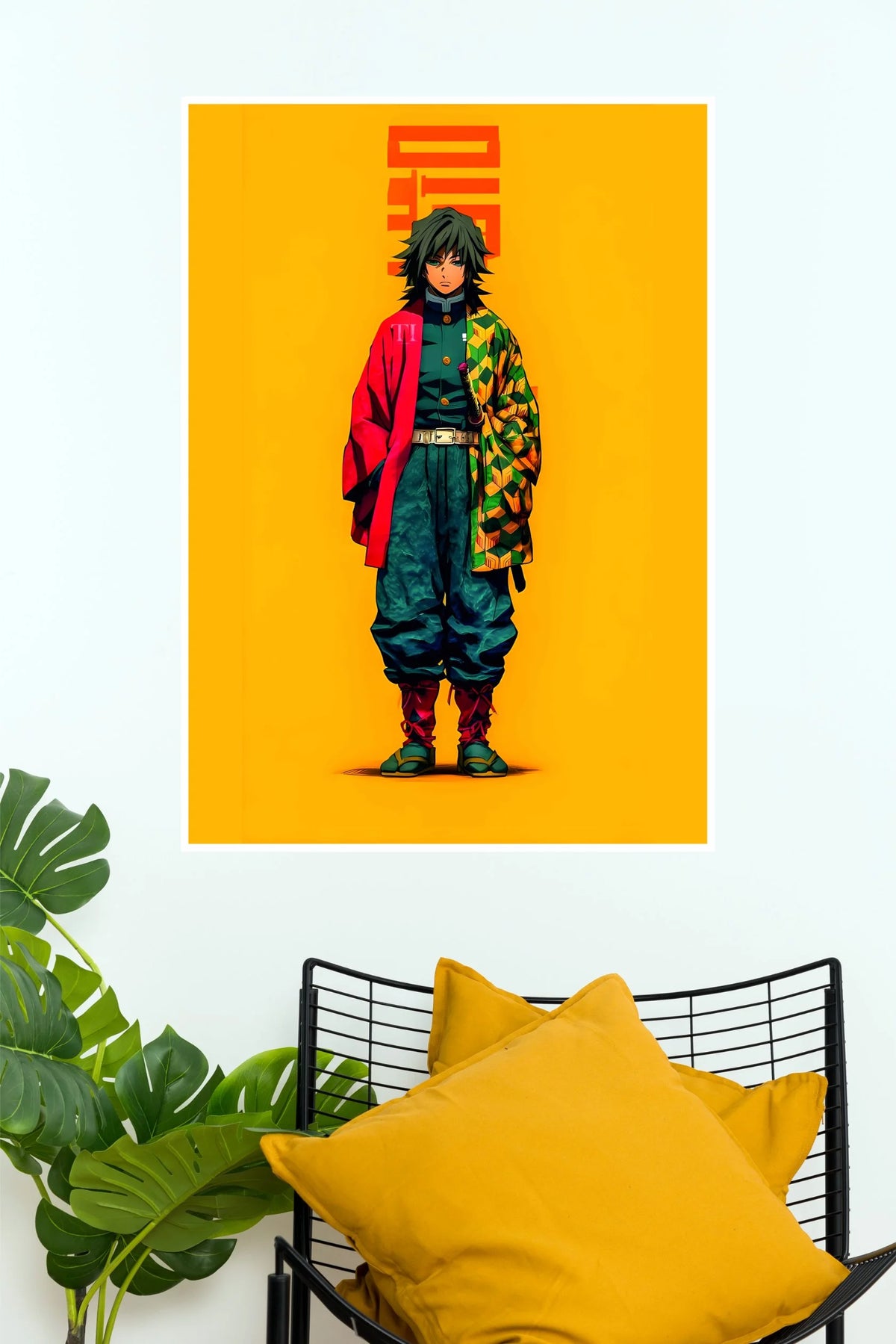 Giyu Tomioka Water Hashira Warrior Wall Poster  (Anime Posters)