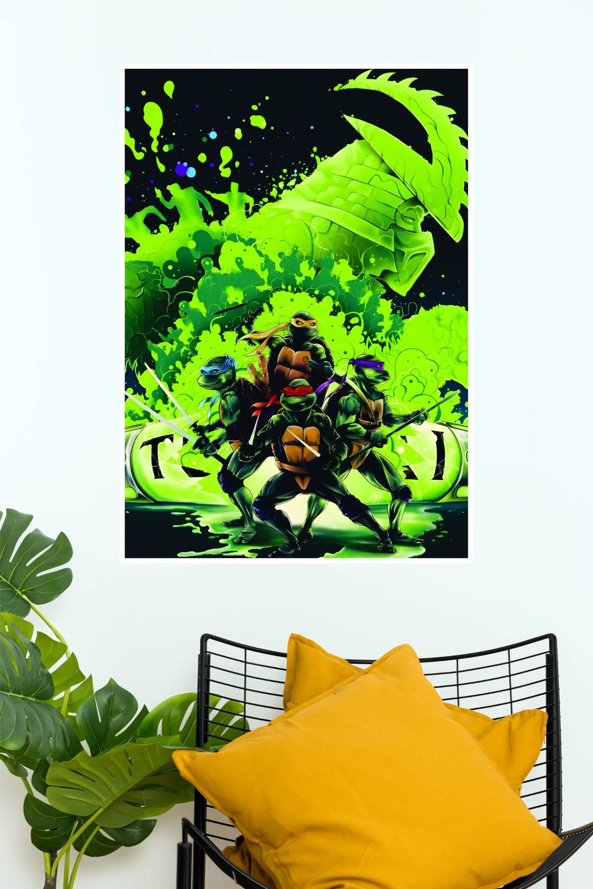 Teenage Mutant Ninja Turtles Green Justice Wall Poster  (Anime Posters)