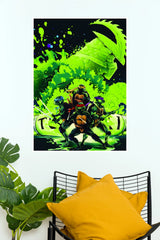 Teenage Mutant Ninja Turtles Green Justice Wall Poster  (Anime Posters)