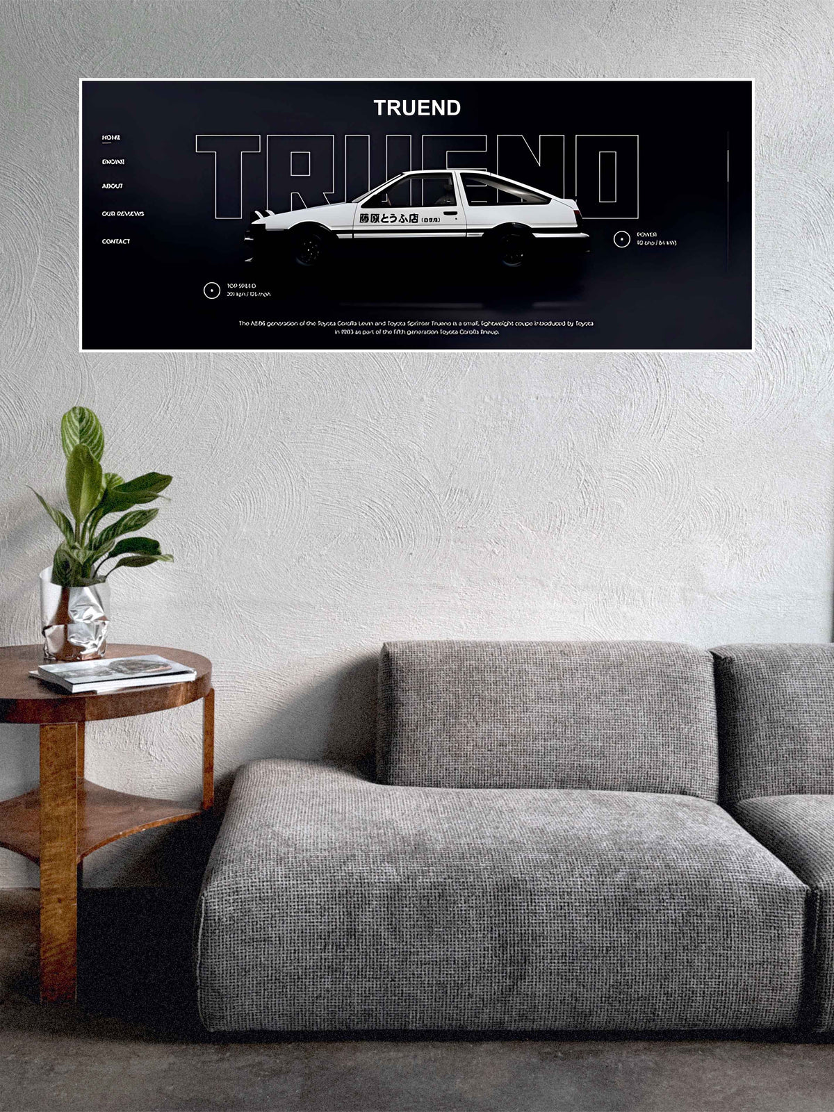 Toyota Sprinter Trueno | Big Infinity Poster