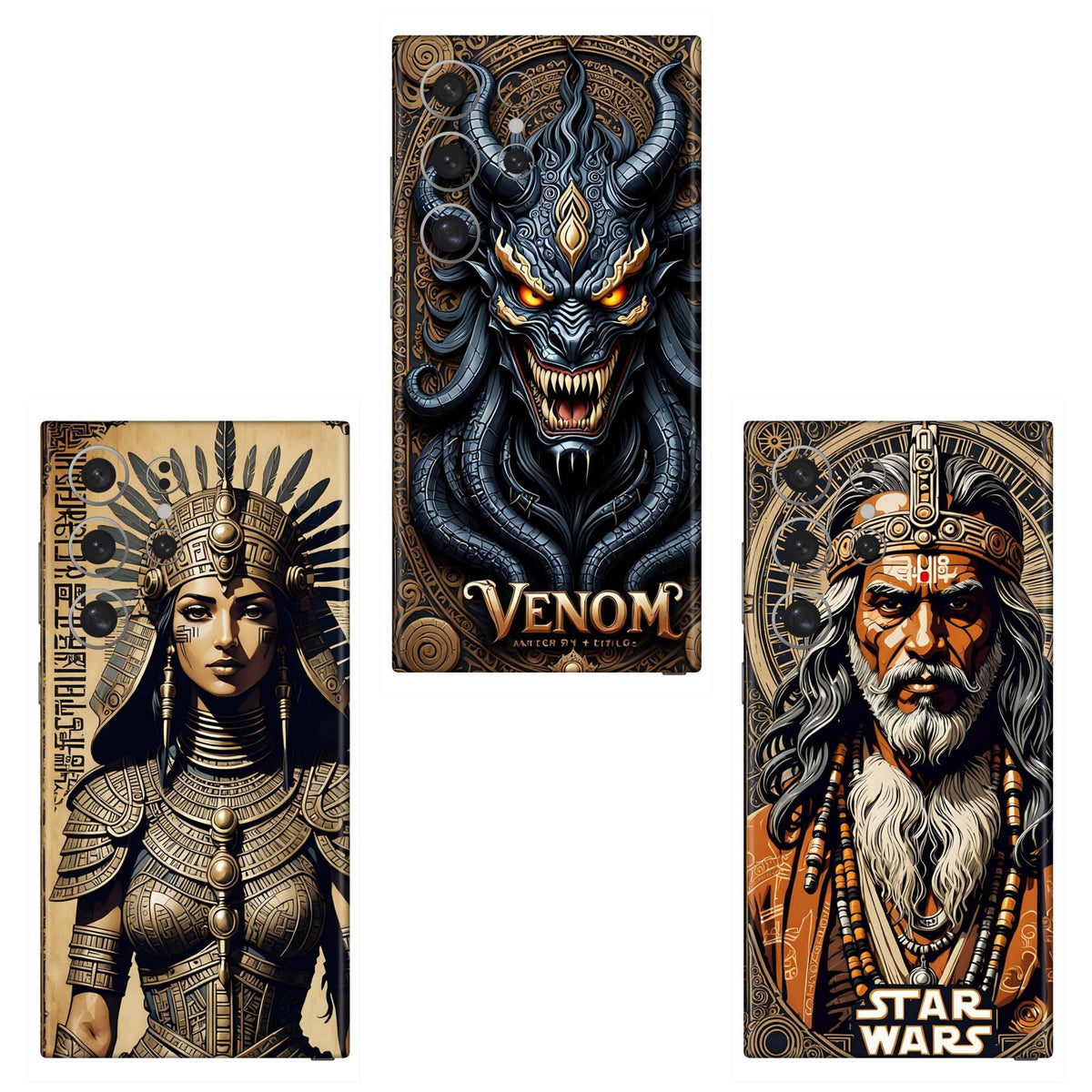 Combo 48 Mobile Skin Pack Of 3 Combo