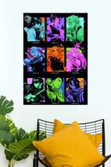 Demon Slayer Hashira Legends Neon Edition Wall Poster  (Anime Posters)