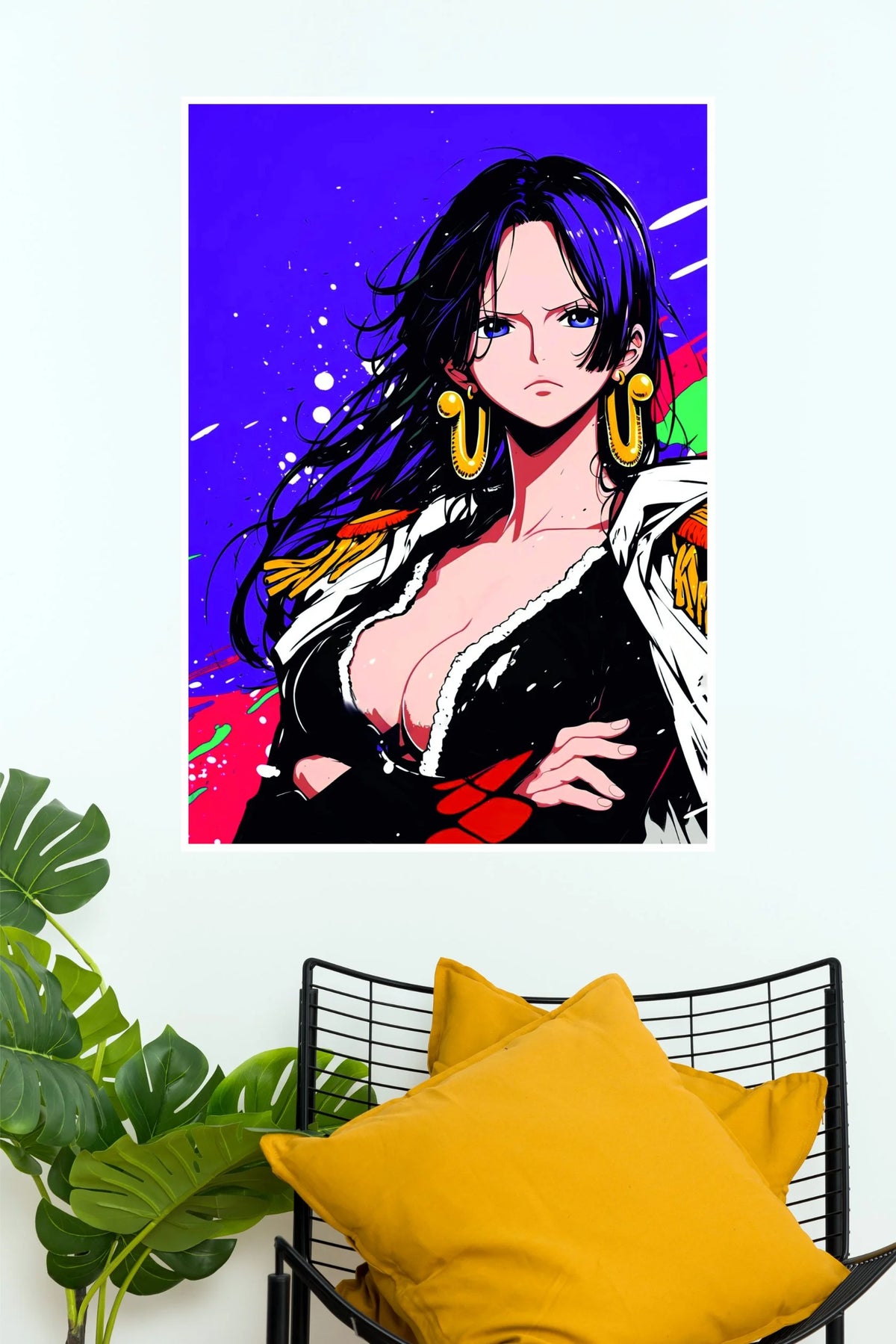 Boa Hancock Pirate Empress Purple Edition Wall Poster  (Anime Posters)