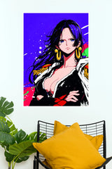 Boa Hancock Pirate Empress Purple Edition Wall Poster  (Anime Posters)