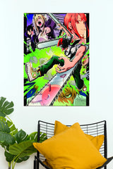 Chainsaw Man Denji Devil Hunter Action Collage Edition Wall Poster (Anime Posters)