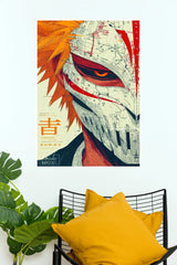 Ichigo Kurosaki Hollow Mask Dark Transformation Edition Wall Poster  (Anime Posters)