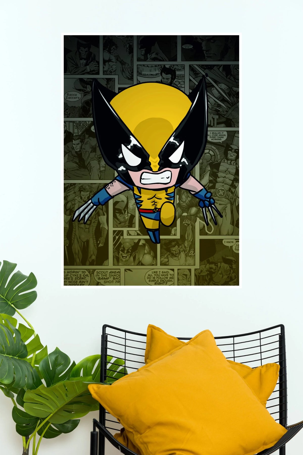 Wolverine Mini Berserker Mode Comic Edition Wall Poster (Anime Posters)