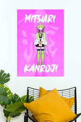 Mitsuri Kanroji Love Hashira Pink Aesthetic Edition Wall Poster   (Anime Posters)